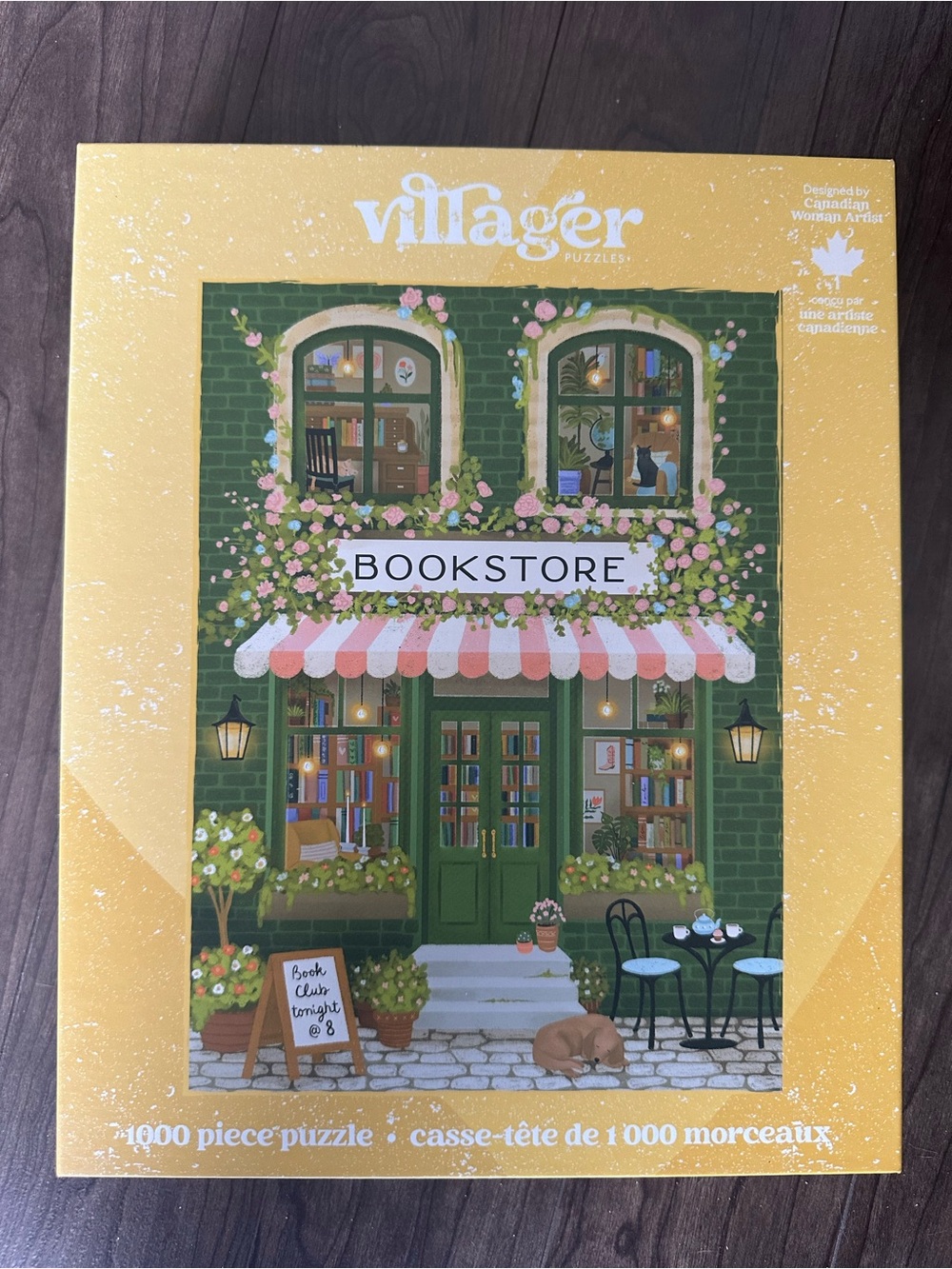 *Like New* Villager 1000pc Emerald Bookstore